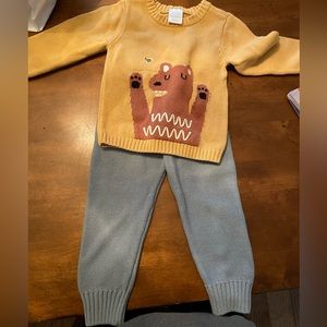 Hanna Anderson 2T 85cm Bear and Bee outfit